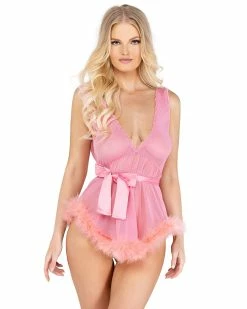 Roma Sweetie Mesh Babydoll Dress -ravewonder store 00 2