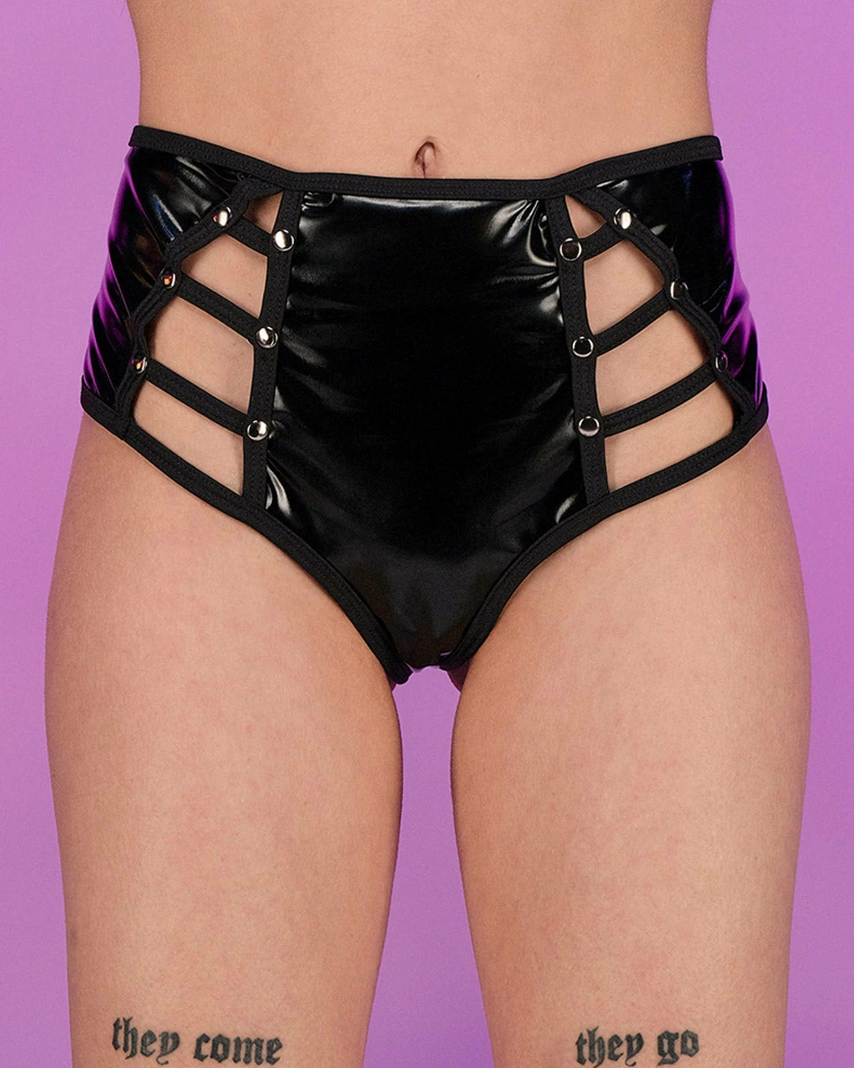 Bodyzone Sugar Baby Black Peekaboo Shorts 1 Bodyzone Sugar Baby Black Peekaboo Shorts