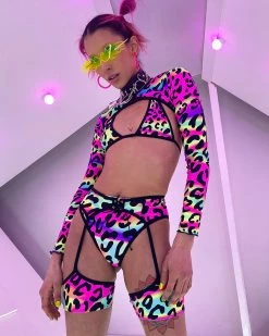 Elizabeth Acid Jungle Long Sleeve Shrug With Buckle -ravewonder store 12 982dd961 d419 4324 8fff d9759f15f238