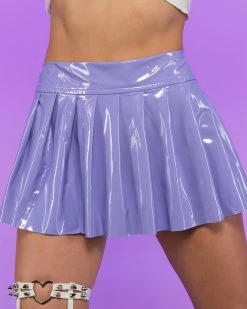 Roma Lavender After Class Vinyl Skirt