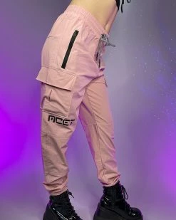 AE Pretty Pink Unisex Water Resistant Cargo Joggers -ravewonder store 13 93fb880c 09ad 4bd9 8ceb f25db2b13bea