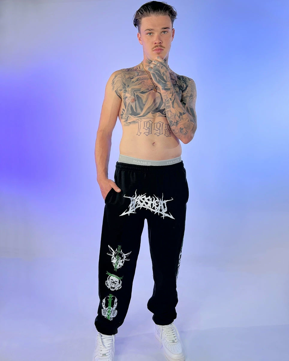 555stickers Basshead Sweatpants 5 555stickers Basshead Sweatpants - Image 3