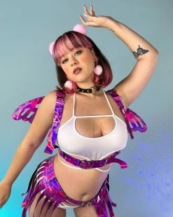 Daisy's Corsets Fuchsia Feelz Harness Wings -ravewonder store 14 b8b1c537 845b 4df4 a59f 682bb3779a23