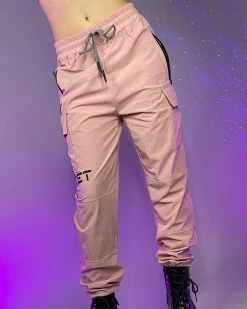 AE Pretty Pink Unisex Water Resistant Cargo Joggers -ravewonder store 14 f478eb1b f1bc 4d8b 8af6 77e5210eacd4