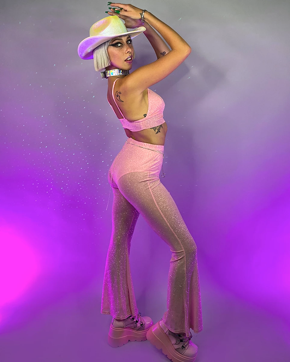 OhYes Fashion Urban Nights Sparkle Mesh Flare Bottoms 17 OhYes Fashion Urban Nights Sparkle Mesh Flare Bottoms - Image 15
