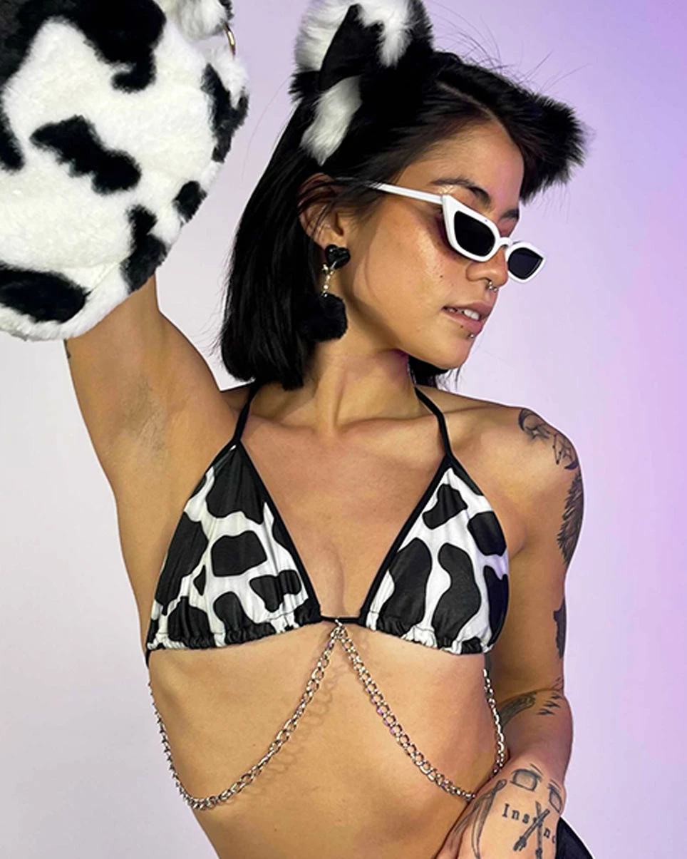 Bodyzone Moo I'm A Cow Chain Top 4 Bodyzone Moo I'm A Cow Chain Top - Image 4