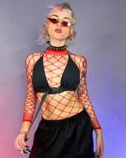 Shark Black Click It Buckle Top