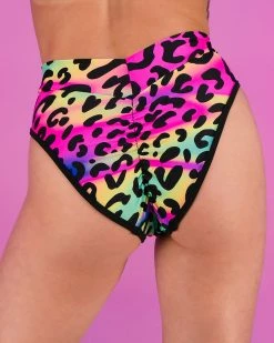 Elizabeth Acid Jungle Scrunch Back Booty Shorts -ravewonder store 17 b83ae5a2 e31e 4a32 9f5a 3df0058fc777