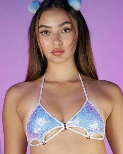 Roma Lavender Sugar Nova Keyhole Bikini Top