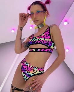Elizabeth Acid Jungle Cheeky High-Cut Bottoms -ravewonder store 18 8afc505e 369f 4452 85b4 073032efa298