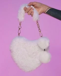 AE In Love With You Fuzzy Heart Purse -ravewonder store 18 c5cfaeec 0560 4fc2 9b33 823ad8c8a7c4
