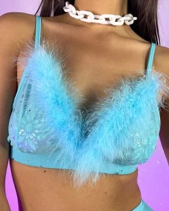 OhYes Fashion Bubble-icious Sheer Fur Bralette -ravewonder store 18 eb02cf34 7fb2 495e 9b1c 186da6518792