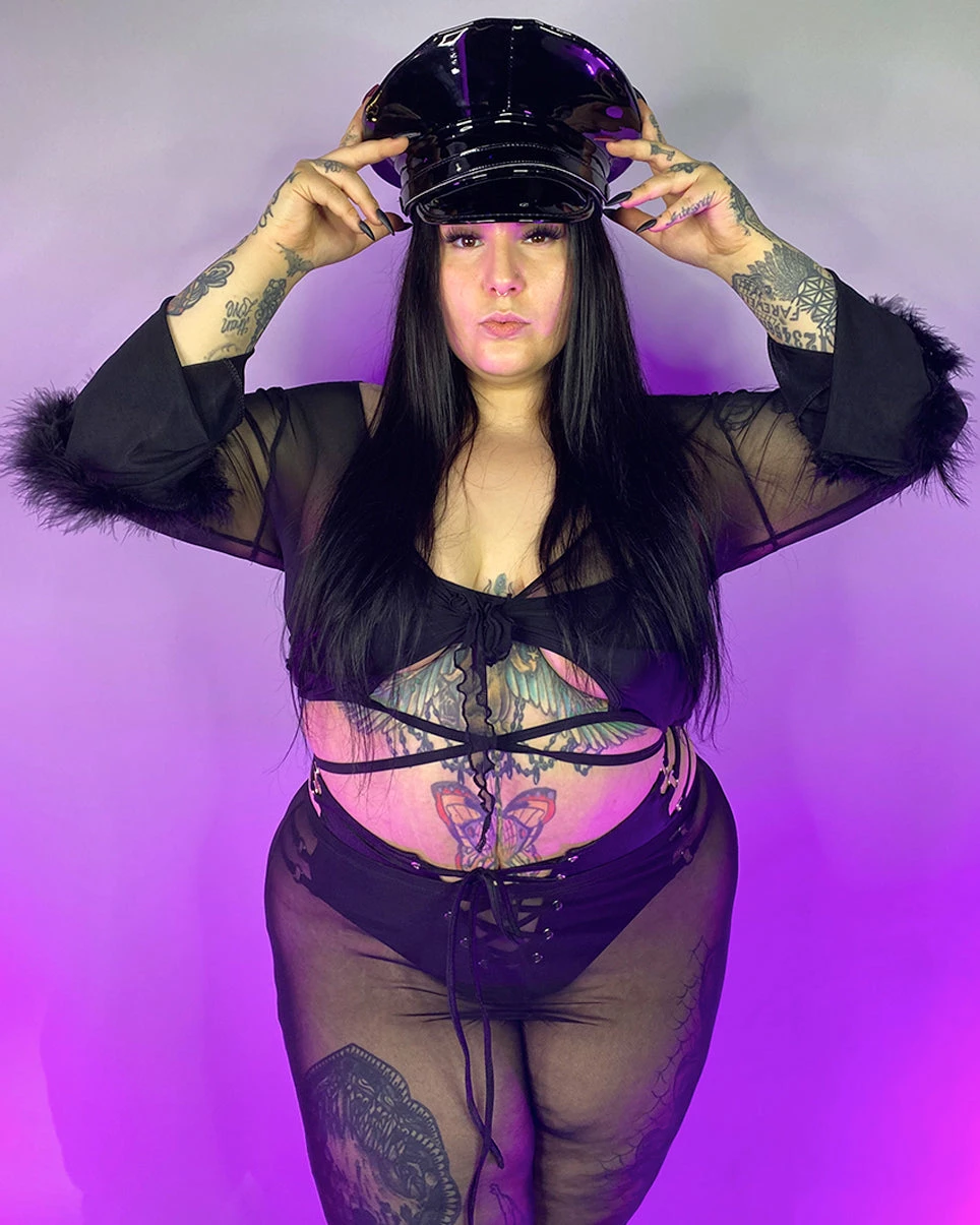 AE Bubble-icious Sheer Front-Tie Top 8 AE Bubble-icious Sheer Front-Tie Top - Image 8