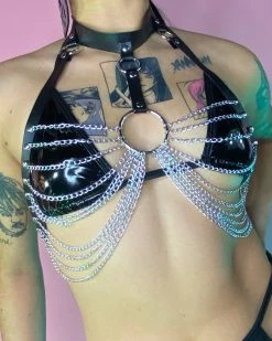 AE F U Pay Me O-Ring Leather Harness -ravewonder store 1 19c64174 5d59 4fe9 acc3 7d7ebd86c0ce