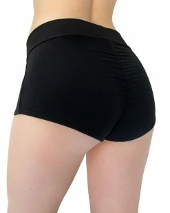 Shark Black Scrunch Back Booty Shorts -ravewonder store 1 3a9daffd 4249 4b7d a1b4 5ae46990a451 scaled