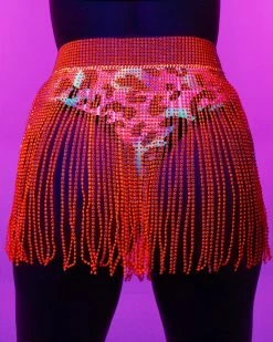 AE Orange Bejeweled Cover Up Skirt 7 AE Orange Bejeweled Cover Up Skirt -ravewonder store 1 d6d9e809 0939 4037 9da3 768d3c6d861b
