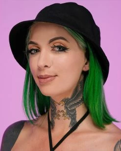 AE Eff The Haterz Solid Bucket Hat -ravewonder store 20 1dba9c81 7581 4701 b83c 8634990a959d