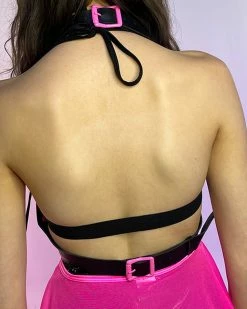 Daisy's Corsets Kandi Pink Chain Harness -ravewonder store 20 ae2aa5f7 dd90 4756 8562 99c9c1619e9f
