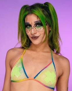 Roma Rainbow Raver Fishnet Bikini Top 21 Roma Rainbow Raver Fishnet Bikini Top -ravewonder store 21 ea65dd38 87ad 41ee 8e23 9ec0903e8b3c
