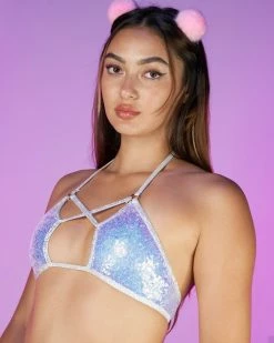 Roma Lavender Sugar Nova Criss-Cross Top