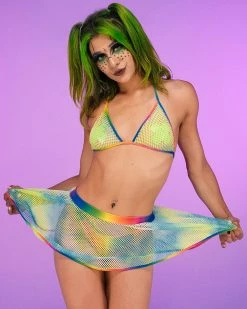 Roma Rainbow Raver Fishnet Bikini Top 26 Roma Rainbow Raver Fishnet Bikini Top -ravewonder store 22 408df216 e7d8 4a0c a824 a61b4027b618