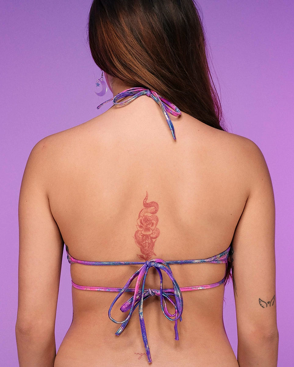 Roma Violet Rebel Keyhole Tie Top 7 Roma Violet Rebel Keyhole Tie Top - Image 5