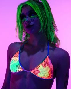 Roma Rainbow Raver Fishnet Bikini Top 20 Roma Rainbow Raver Fishnet Bikini Top -ravewonder store 24 7f679355 b7ac 49b1 b431 c2b78b8d9e52