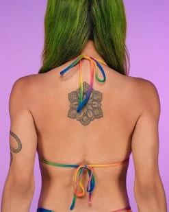 Roma Rainbow Raver Fishnet Bikini Top 25 Roma Rainbow Raver Fishnet Bikini Top -ravewonder store 27 28e5f9d8 8a8c 4541 8477 dc6d385791a6