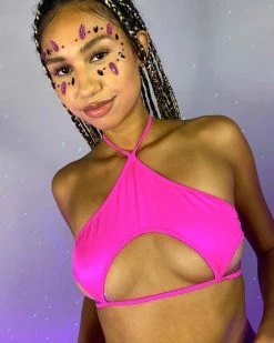 Roma Candy Lane Underboob Cutout Tie Top -ravewonder store 28 2f523df7 5d03 4dd8 830b ea8ebd8e0c32