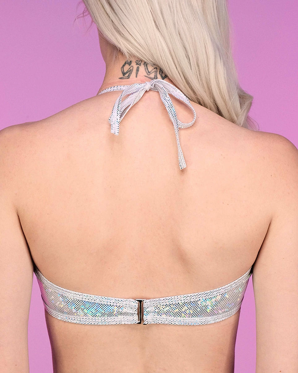 Roma Silver Aura Criss-Cross Top 8 Roma Silver Aura Criss-Cross Top - Image 6