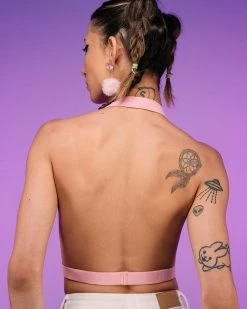 Daisy's Corsets Pretty In Pink Stretchy Harness Top -ravewonder store 29 ffe036c7 ff72 4e17 b209 c751bb152bd4