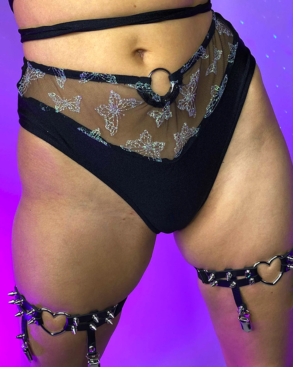 OhYes Fashion Butterfly Baby O-Ring High Cut Bottoms 5 OhYes Fashion Butterfly Baby O-Ring High Cut Bottoms - Image 3