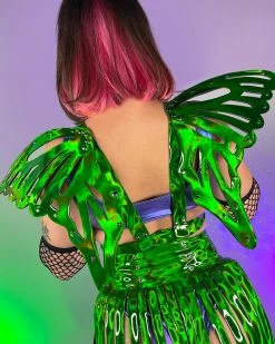 Daisy's Corsets Green Envy Fairy Wings