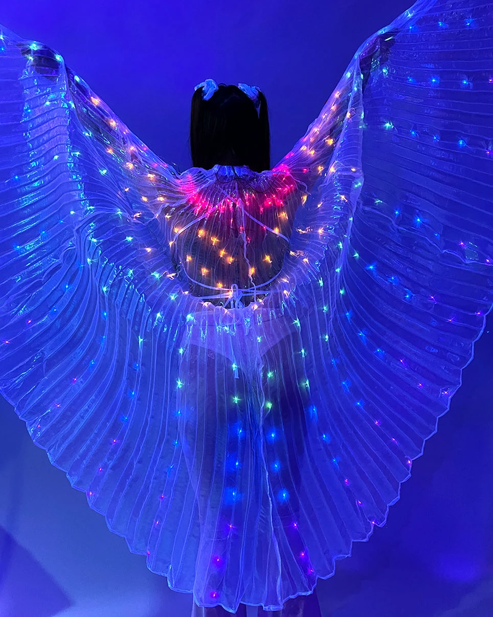AE Rainbow LED Light-Up Winged Cape 7 AE Rainbow LED Light-Up Winged Cape - Image 7