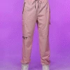 AE Pretty Pink Unisex Water Resistant Cargo Joggers