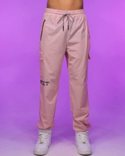AE Pretty Pink Unisex Water Resistant Cargo Joggers