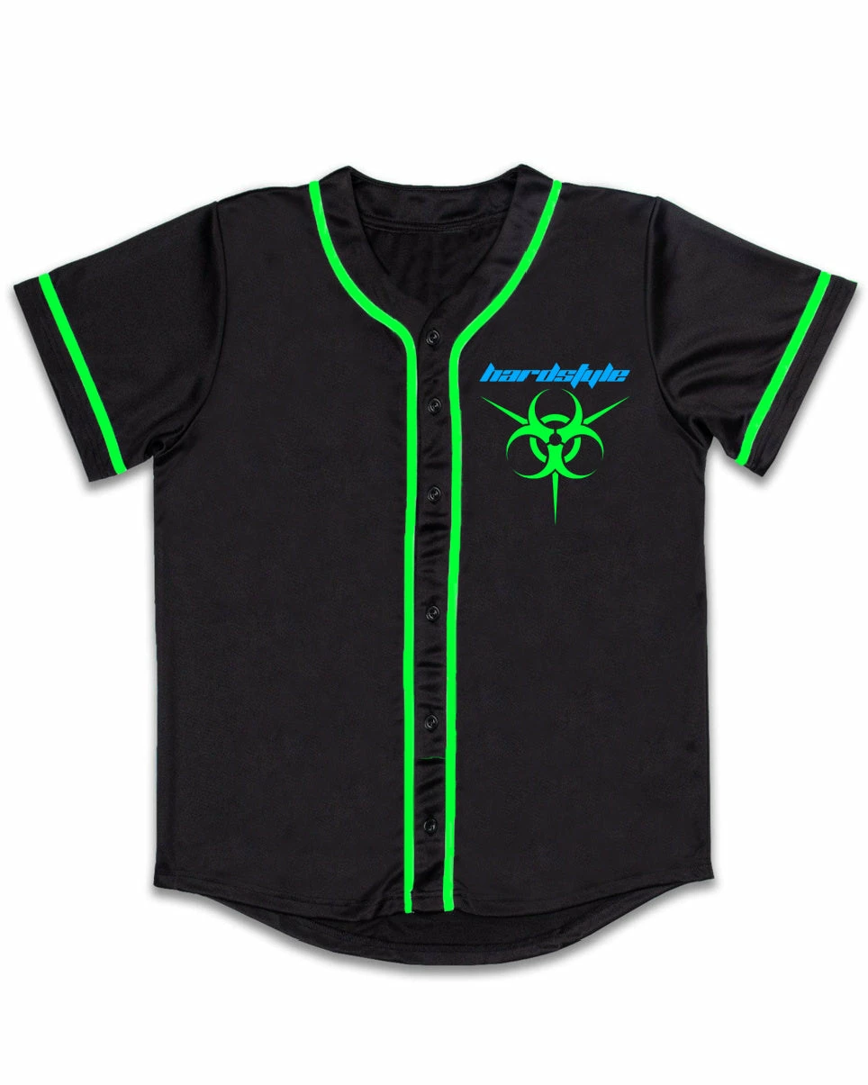 Jarmoo Biohazard Hardstyle Blacklight Green Jersey 16 Jarmoo Biohazard Hardstyle Blacklight Green Jersey - Image 14