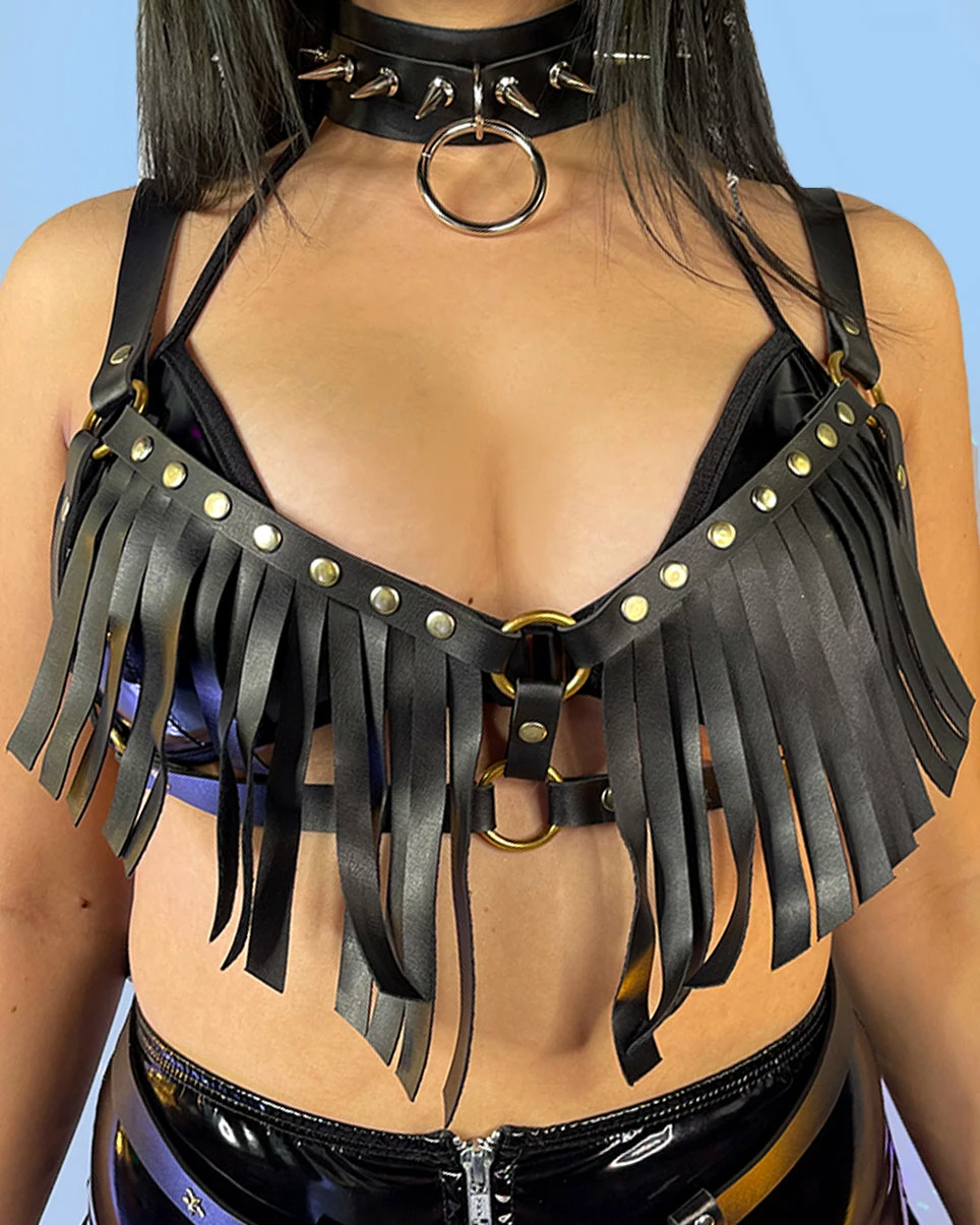 Daisy's Corsets Desert Drip Fringe Bra Harness 3 Daisy's Corsets Desert Drip Fringe Bra Harness - Image 3
