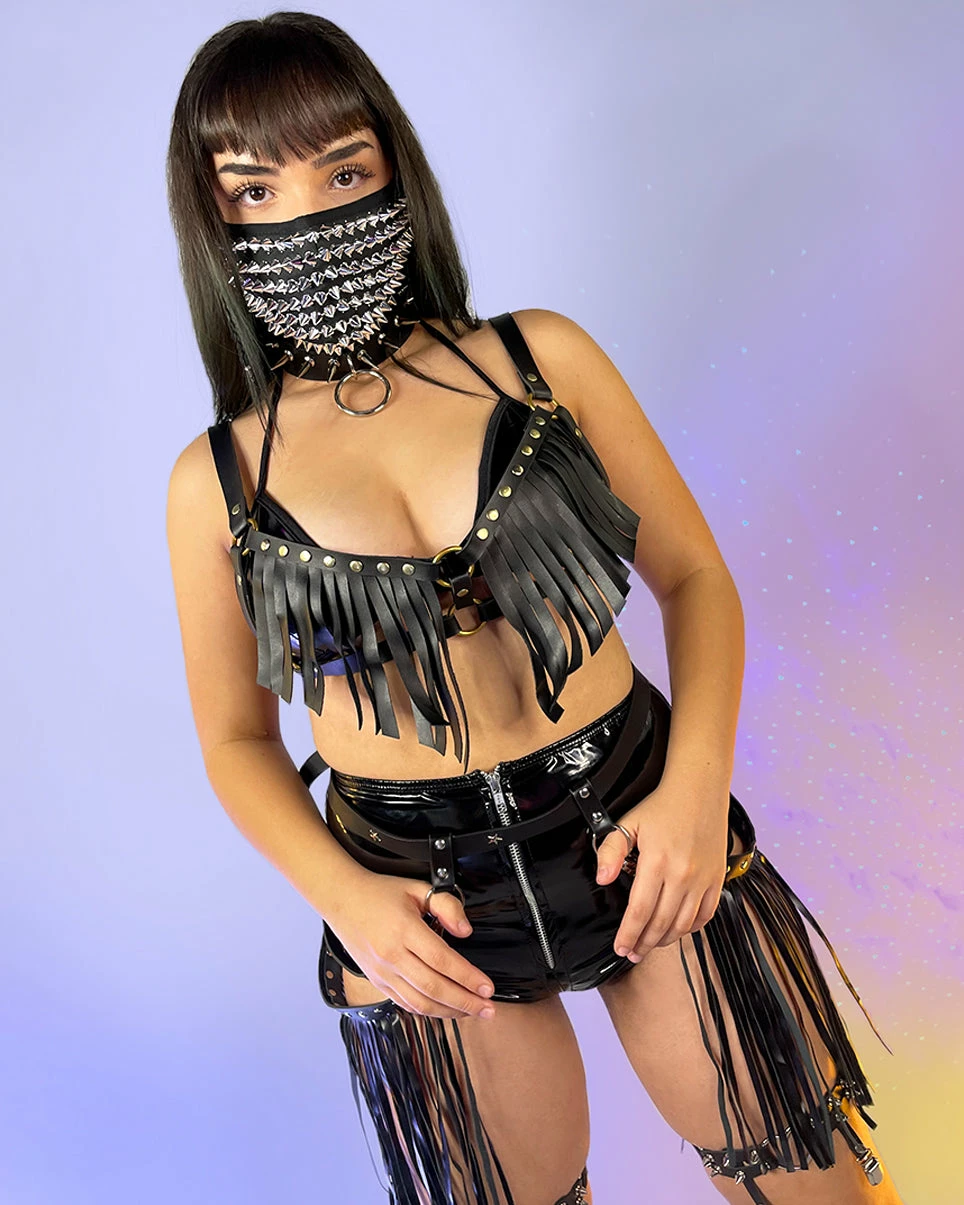 Daisy's Corsets Desert Drip Fringe Bra Harness 1 Daisy's Corsets Desert Drip Fringe Bra Harness