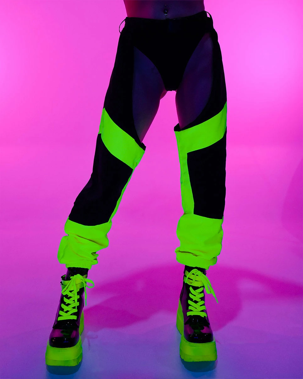 AE Toxic Green Chaps 5 AE Toxic Green Chaps - Image 3