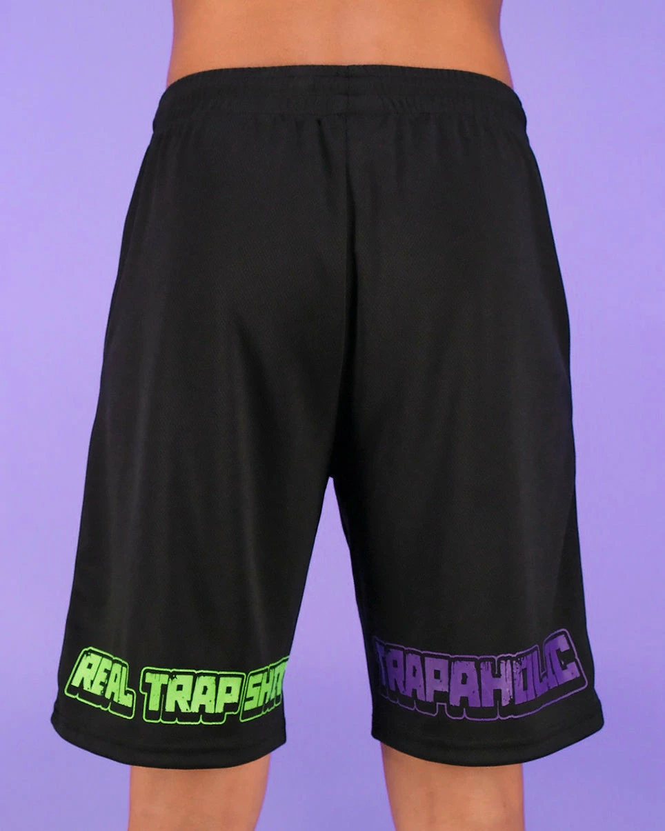 Jarmoo Trap Squad Blacklight Basketball Shorts 6 Jarmoo Trap Squad Blacklight Basketball Shorts - Image 4