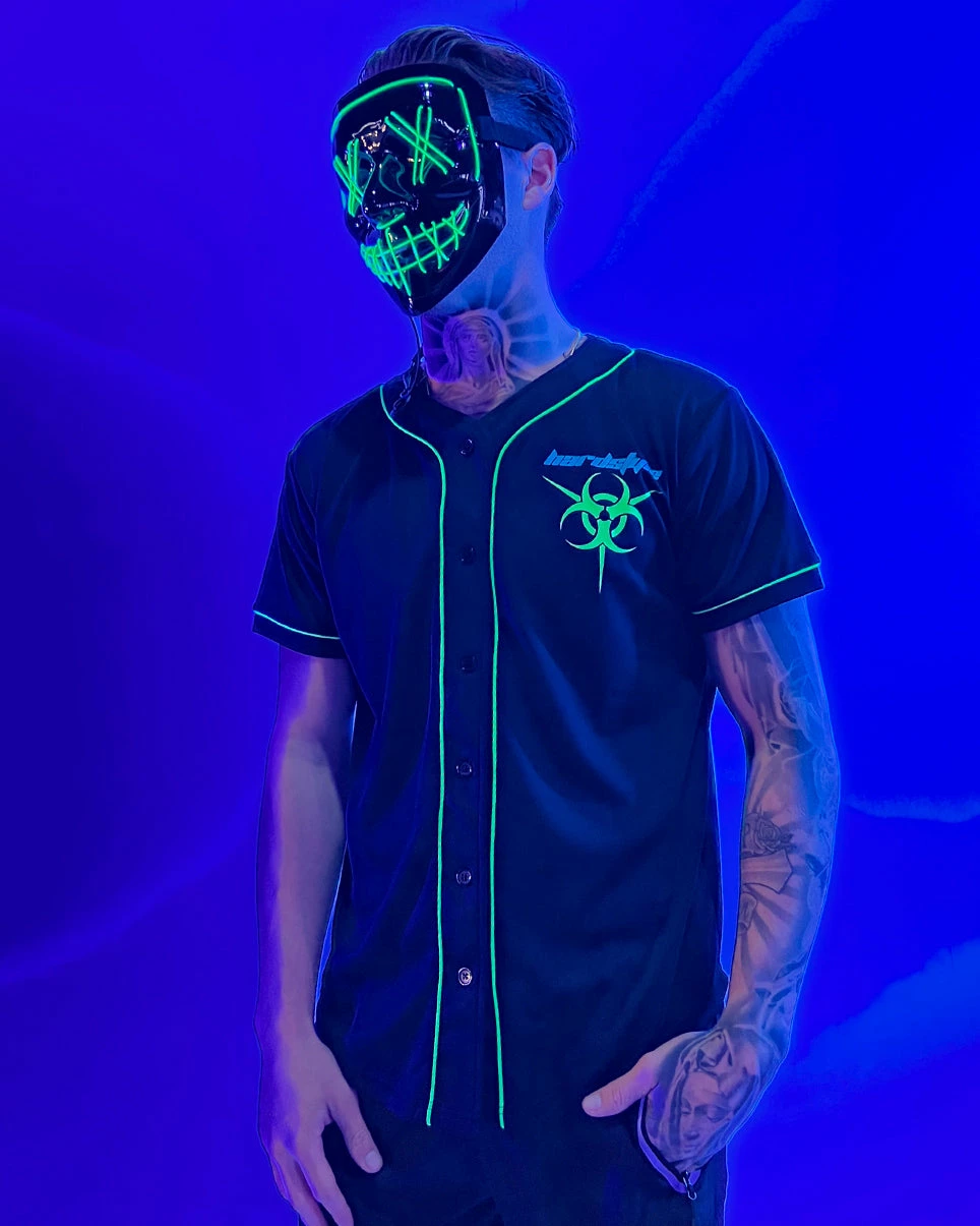 Jarmoo Biohazard Hardstyle Blacklight Green Jersey 13 Jarmoo Biohazard Hardstyle Blacklight Green Jersey - Image 11