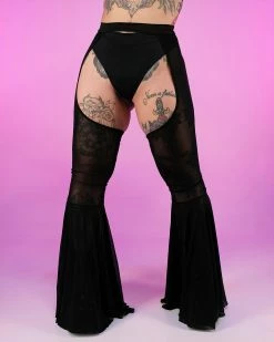 Roma Joyride Mesh Bell Bottom Chaps