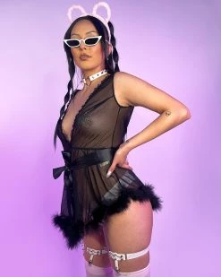 Roma Sweetie Mesh Babydoll Dress -ravewonder store 35 6c719f7a 07ab 4644 8169 d2f762f46a14