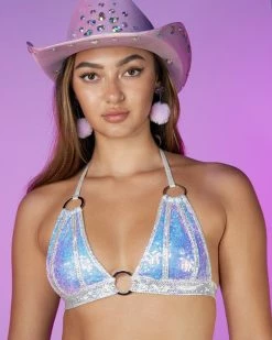 Roma Lavender Sugar Nova Two-Tone Bikini Top
