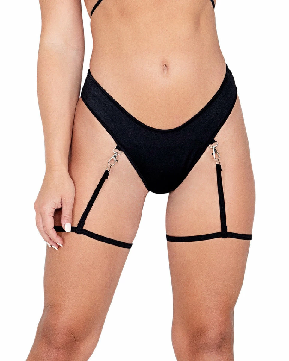 Roma Candy Lane Gartered Clip-On Shorts 4 Roma Candy Lane Gartered Clip-On Shorts - Image 2