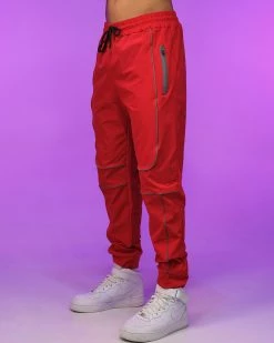 AE Red Reflective Unisex Joggers -ravewonder store 3 479ef763 0570 41ca afdd 56a70ad24a6f