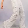 AE 90's Baby White Oversize Cargo Pants