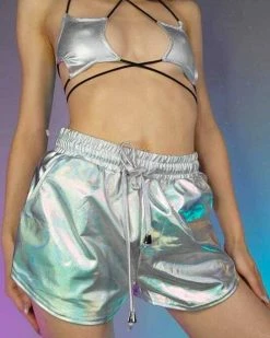 AE Holo Drawstring Shorts 19 AE Holo Drawstring Shorts -ravewonder store 3 b12d9270 8373 478c 8c36 51636dcd9884