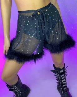 OhYes Fashion Bubble-icious Sheer Fur Skirt -ravewonder store 3 ba4a70ad 2638 401b b2e3 ae473077d8bd